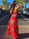 Red Multi Maxi Dress