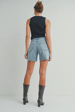 Light Denim Jorts