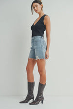 Light Denim Jorts