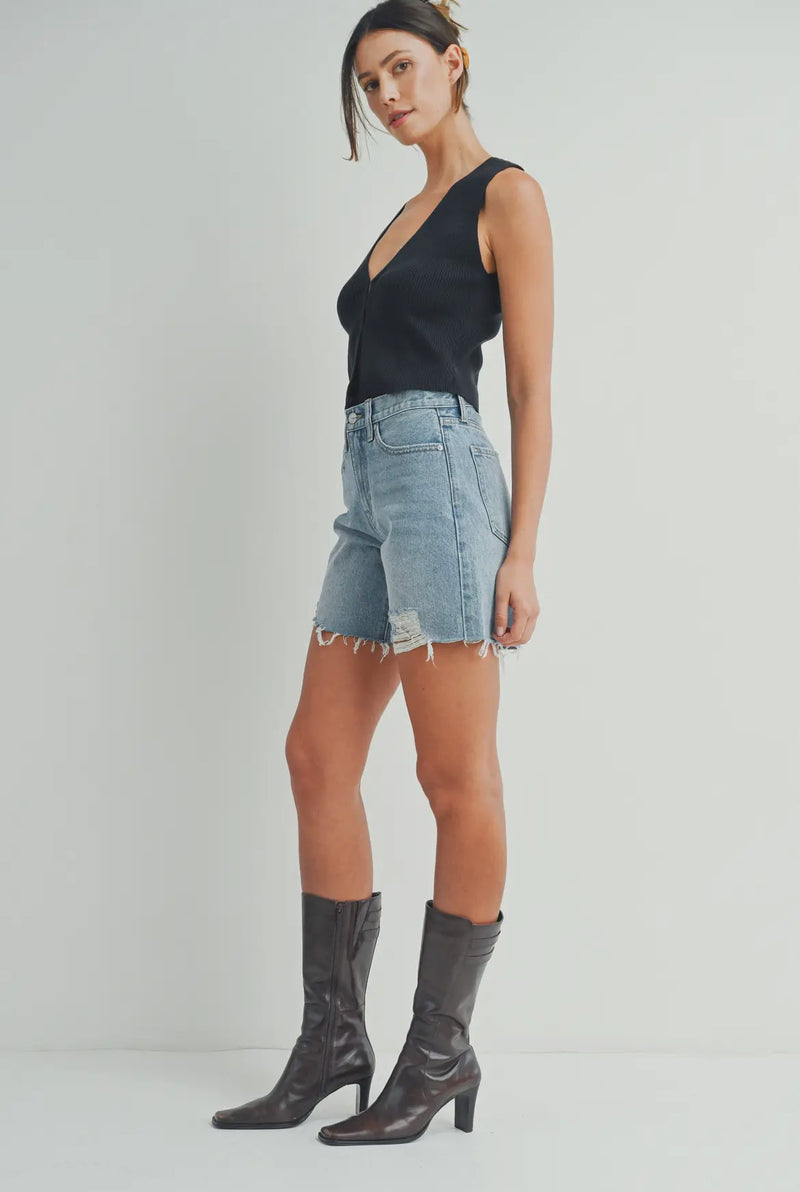 Light Denim Jorts