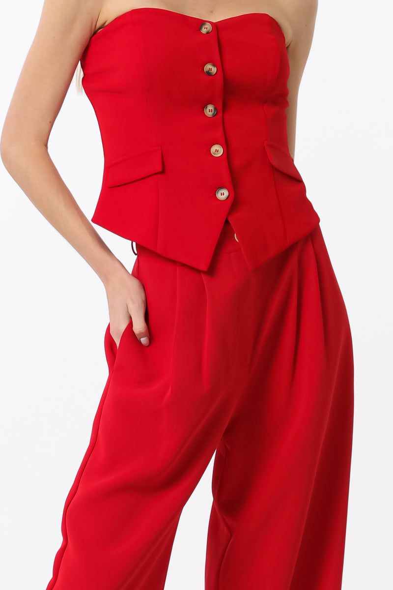 Red Suit SET-SIZES MUST MATCH