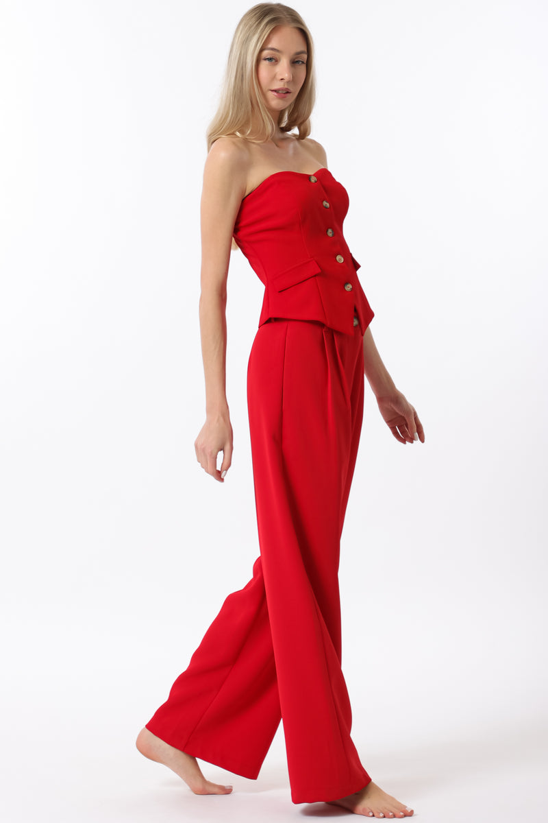 Red Suit SET-SIZES MUST MATCH