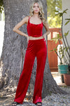 Red Corset and Pants SET-SIZES MUST MATCH