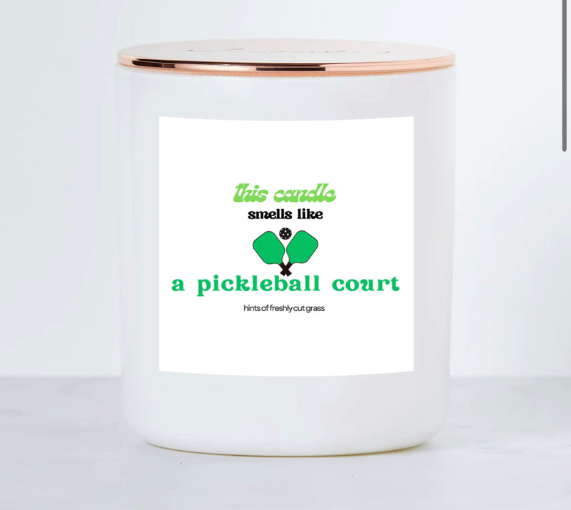 Pickleball Court Candle