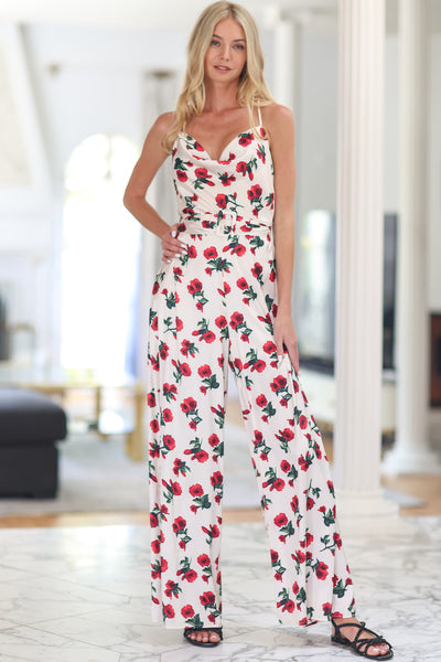 Red Ivory Jumpsuit