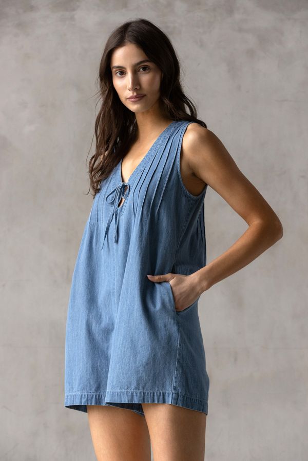 Denim Romper