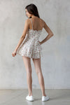 Ivory w/Red Flirty Mini Dress