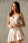 Ivory w/ Red Cami Tank