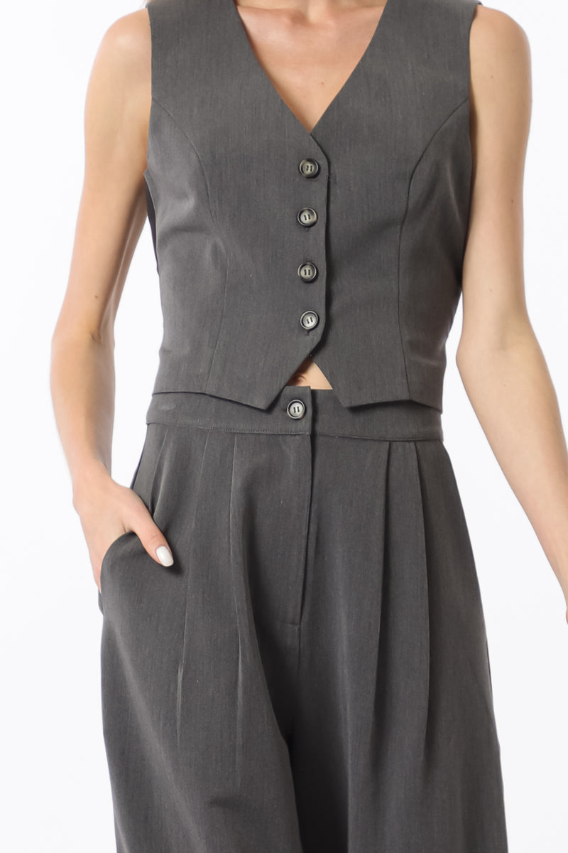 Vest and Wide Leg Pants Suit SET SIZES MUST MATCH
