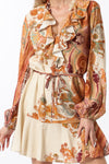 Long Sleeve Ruffle Mini Dress