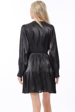 Black Organza Mini Dress