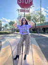 Leopard Barrel Jeans