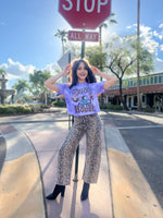Leopard Barrel Jeans