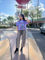 Leopard Barrel Jeans