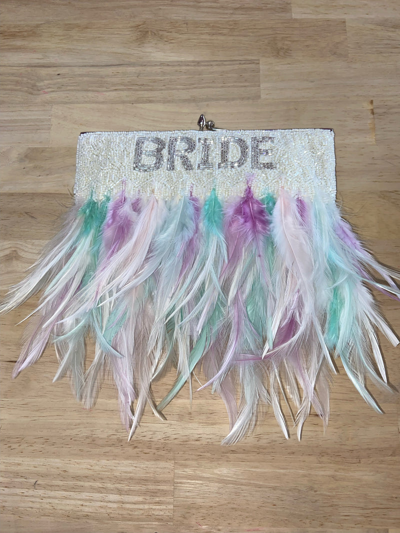 Bride Feather Bag