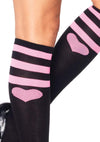 Sweetheart Athletic Knee High Socks