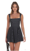 Polka Dot Fit and Flare Dress
