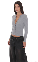 Grey Cardigan
