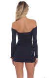 Navy Body Con Dress
