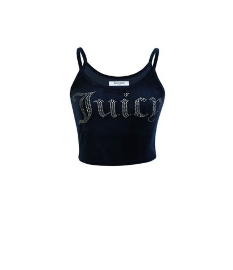 Juicy Basic Fitted Cropped Tank