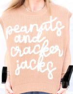 Tan Peanuts and Cracker Jax Sweater Vest