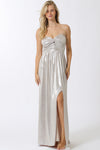 Champagne Sleeveless Maxi Dress