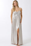 Champagne Sleeveless Maxi Dress
