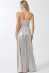 Champagne Sleeveless Maxi Dress