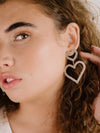 Double Heart Earrings