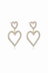 Double Heart Earrings