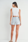 Light Denim Weekend Short