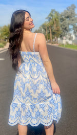 Sky Blue Midi Dress