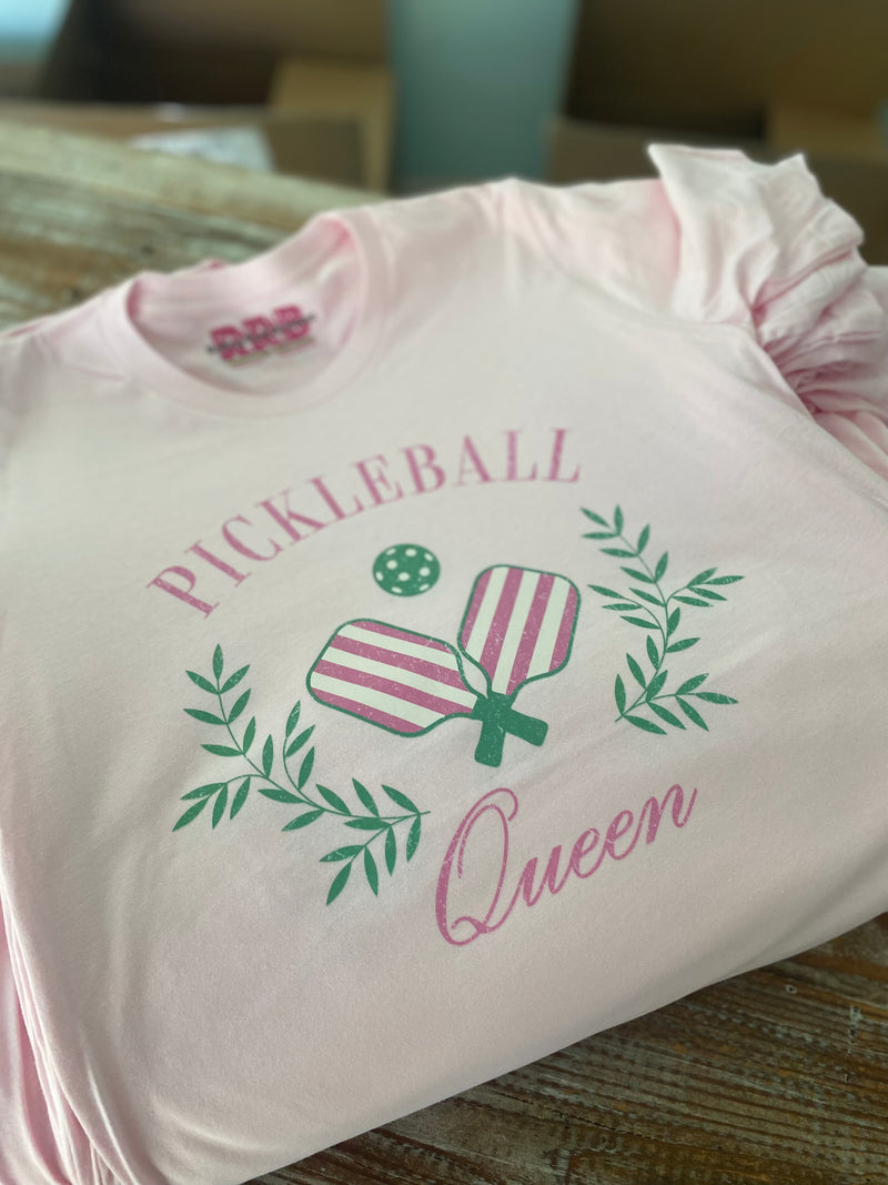 Pickleball Pink Graphic Tee