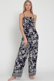 Navy/White Jumpsuit