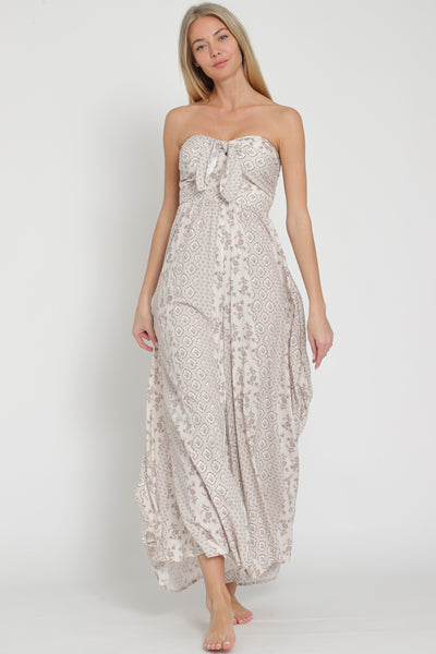 Tube Smocked Jumpsuit