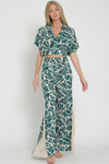 Vintage Green Tan Two Piece Sizes Must Match