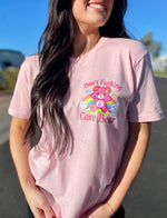 Don't Fucking Care Bear Pink Graphic