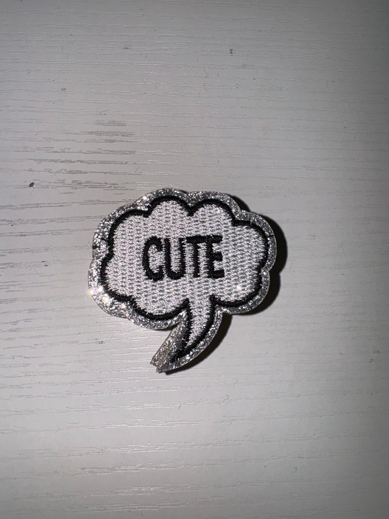 Cute Thought Bubble Patch