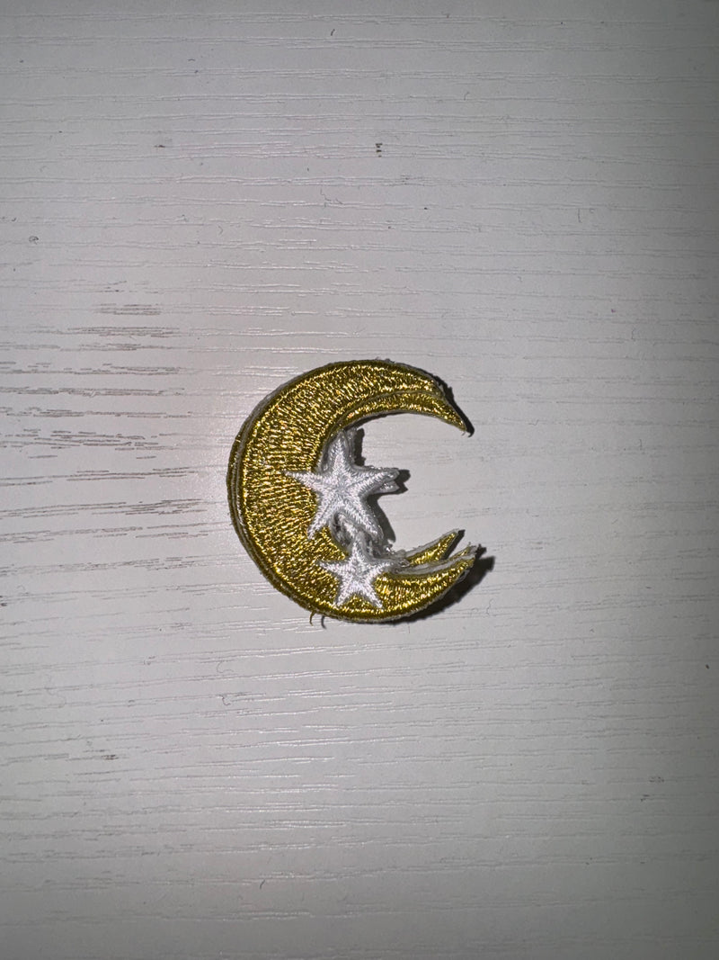 Gold Moon and Stars Patch