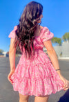 Pink Floral Shortie Dress