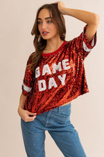 Game Day Sequin Top - FINAL SALE