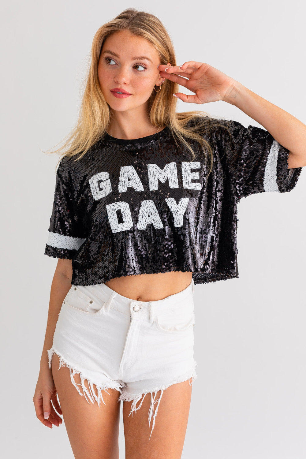 Game Day Sequin Top - FINAL SALE