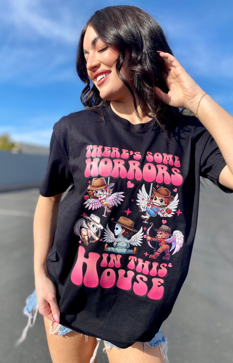 Horrors In This House Lover's Version Graphic T-Shirt