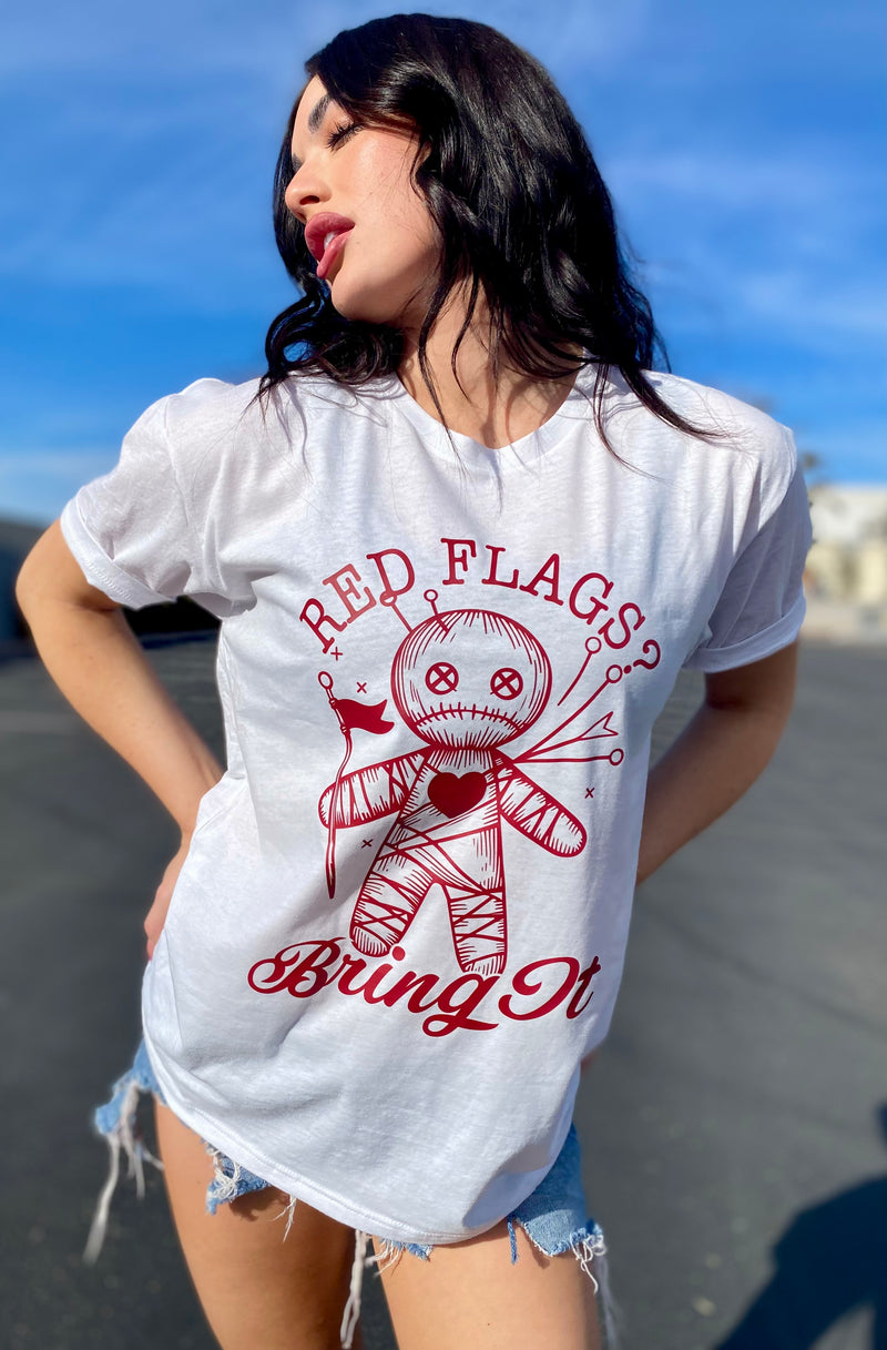 Red Flags Bring It On Graphic T-Shirt