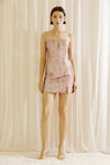 Pink Metallic Tube Dress