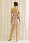 Pink Metallic Tube Dress