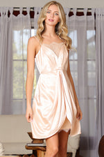 Champagne Cami Lace Dress