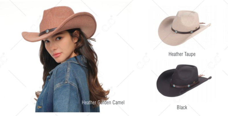 Vegan Felt Cowboy Hat