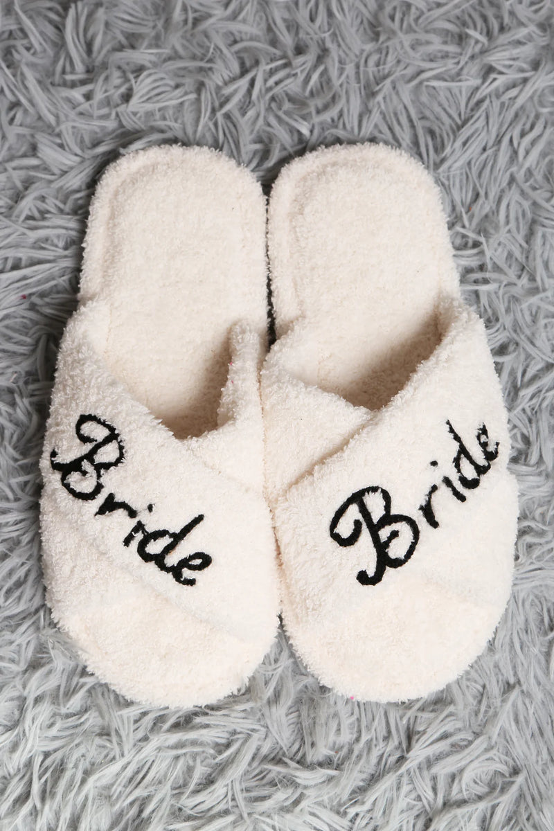 Bride Criss Cross Slipper