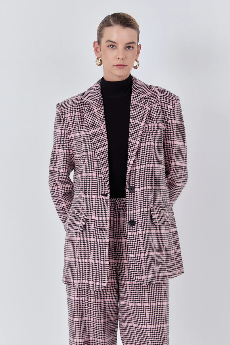 Houndstooth Suit Pants